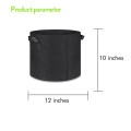 Wholesale breathable thicken heavy duty felt non woven fabric grow bags 30 gallon cocopeat grow bag for tree farms